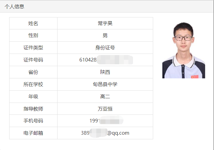 旬邑县中学将派出8名学生参加2022年全国信息学奥林匹克联赛NOIP2022